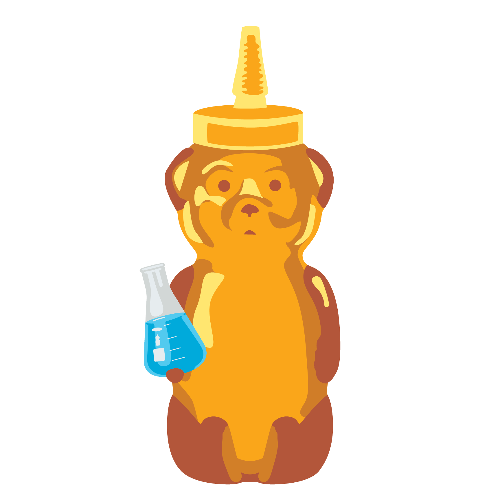 Lab Flask Bear